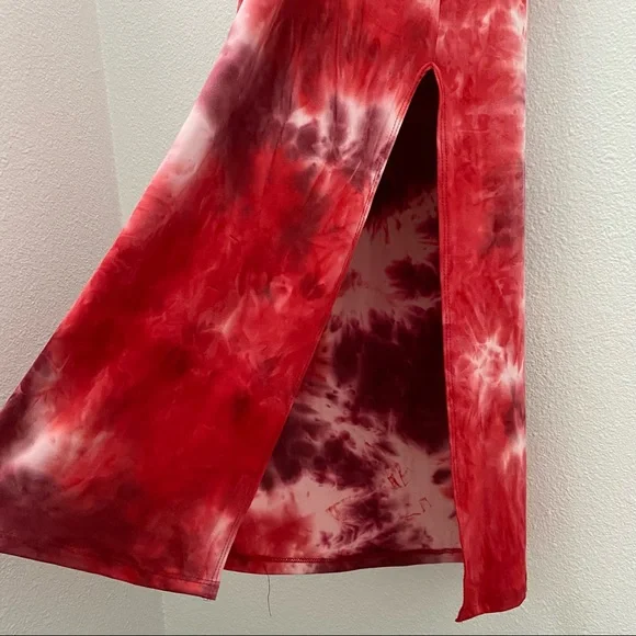 011. NWT SUPER Soft Bebe Tie-dye Maxi Tank Top Dress - Picture 3 of 10